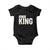 Martin Luther King Jr Day Baby Onesie Honoring The King MLK TS09 Black Print Your Wear