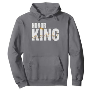 Martin Luther King Jr Day Hoodie Honoring The King MLK TS09 Charcoal Print Your Wear