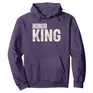 Martin Luther King Jr Day Hoodie Honoring The King MLK TS09 Purple Print Your Wear