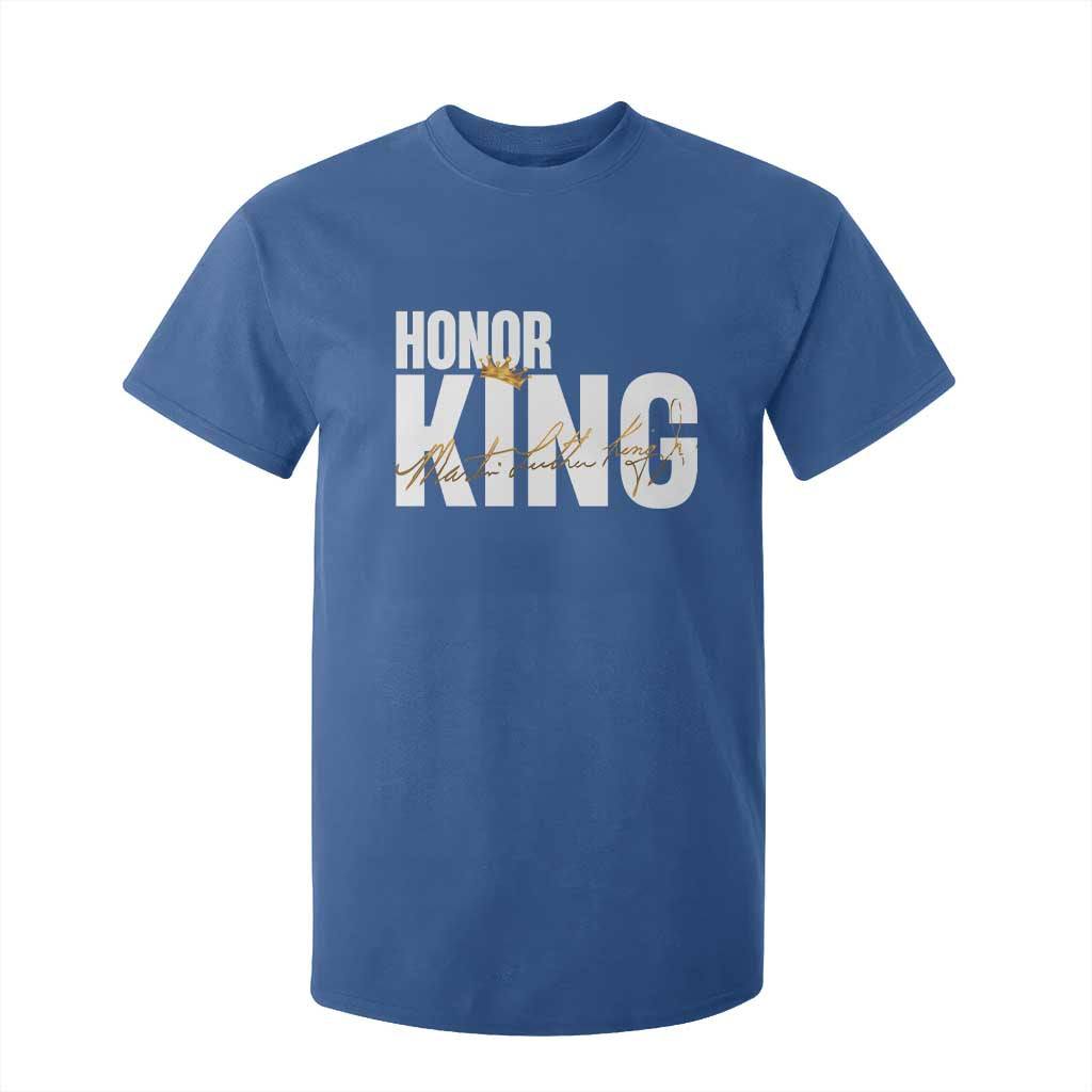 Martin Luther King Jr Day T Shirt For Kid Honoring The King MLK TS09 Royal Blue Print Your Wear