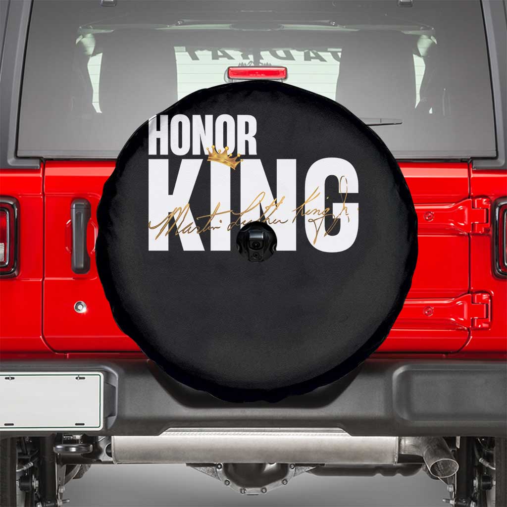 Martin Luther King Jr Day Spare Tire Cover Honoring The King MLK TS09 Black Print Your Wear