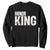 Martin Luther King Jr Day Sweatshirt Honoring The King MLK TS09 Black Print Your Wear