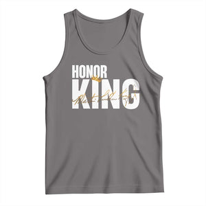 Martin Luther King Jr Day Tank Top Honoring The King MLK TS09 Deep Heather Print Your Wear