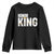 Martin Luther King Jr Day Youth Sweatshirt Honoring The King MLK TS09 Black Print Your Wear