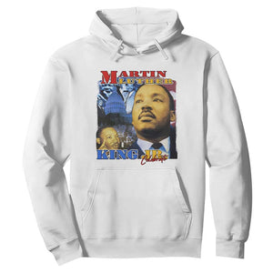 Martin Luther King Jr Hoodie His Dream Is My Dream American Flag MLK Day Black HIstory TS09 White Print Your Wear