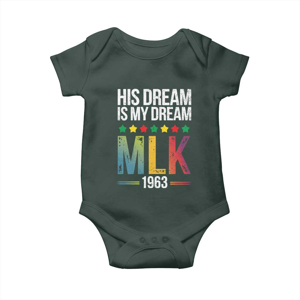 Martin Luther King Jr Baby Onesie His Dream Is My Dream 1963 Black History TS09 Print Your Wear