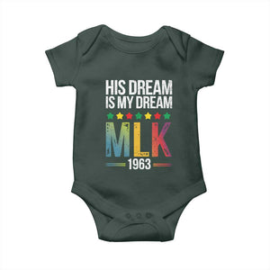 Martin Luther King Jr Baby Onesie His Dream Is My Dream 1963 Black History TS09 Print Your Wear