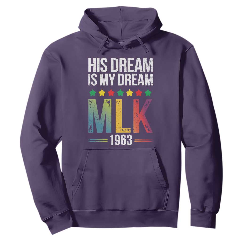 Martin Luther King Jr Hoodie His Dream Is My Dream 1963 Black History TS09 Purple Print Your Wear