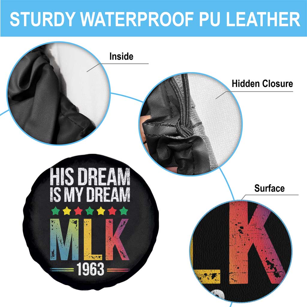 Martin Luther King Jr Spare Tire Cover His Dream Is My Dream 1963 Black History TS09 Print Your Wear