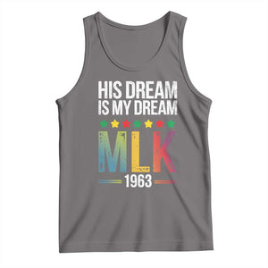 Martin Luther King Jr Tank Top His Dream Is My Dream 1963 Black History TS09 Deep Heather Print Your Wear
