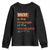 Martin Luther King Jr Youth Sweatshirt A Riot Is The Language Of The Unheard TS09 Black Print Your Wear