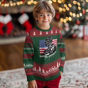Martin Luther King Jr Ugly Christmas Sweater The Time Is Always Right To Do What Is Right TS09 Christmas Print Your Wear