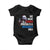 Martin Luther King Jr Baby Onesie We Have Guided Missiles And Misguided Men TS09 Black Print Your Wear