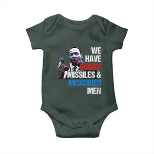 Martin Luther King Jr Baby Onesie We Have Guided Missiles And Misguided Men TS09 Print Your Wear