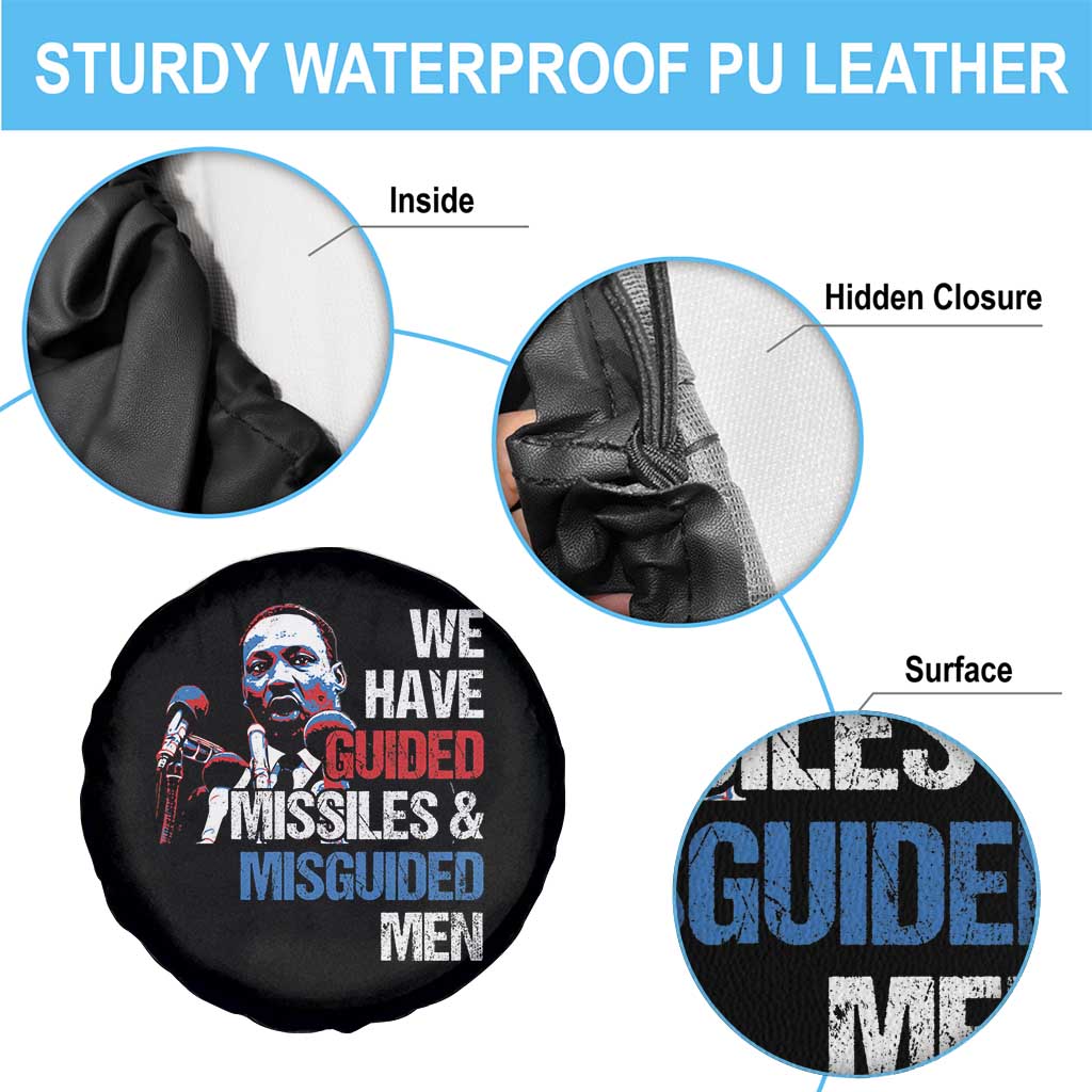Martin Luther King Jr Spare Tire Cover We Have Guided Missiles And Misguided Men TS09 Print Your Wear