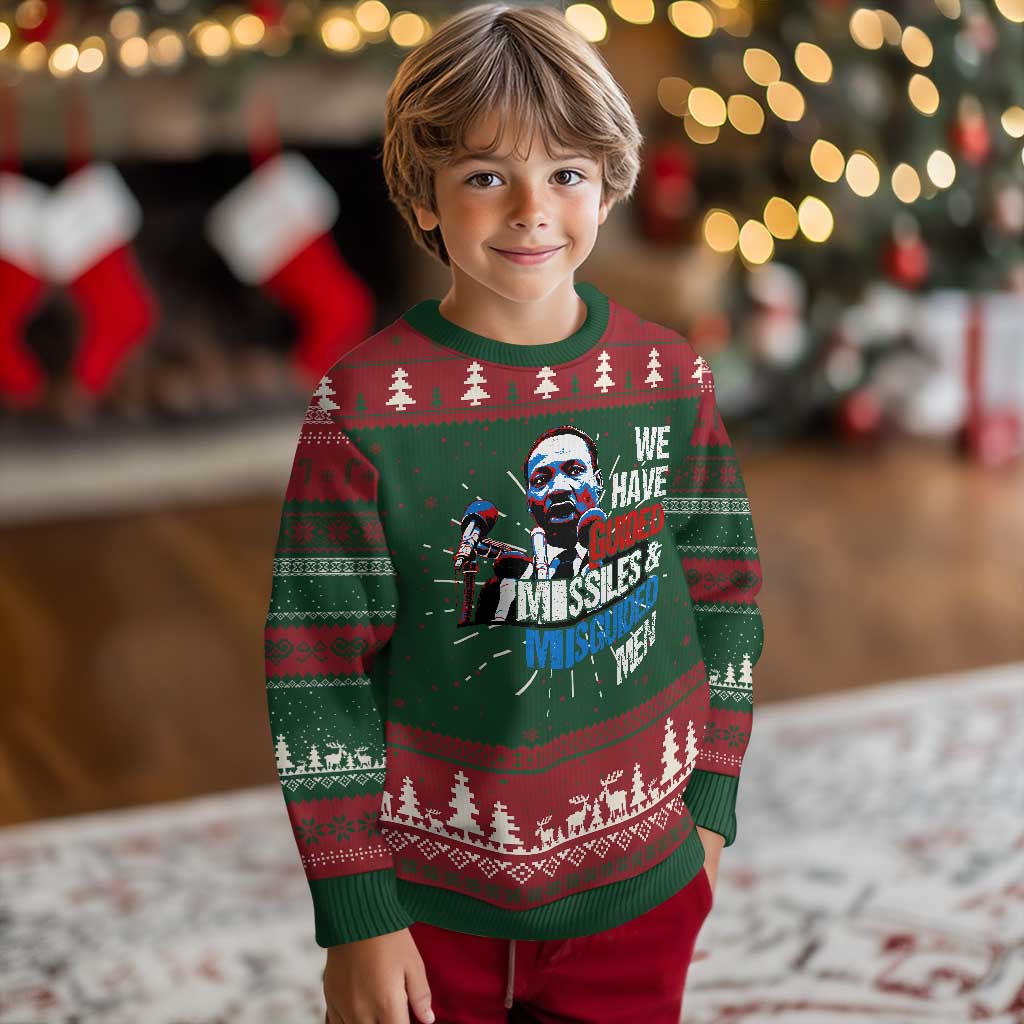 Martin Luther King Jr Ugly Christmas Sweater We Have Guided Missiles And Misguided Men TS09 Christmas Print Your Wear