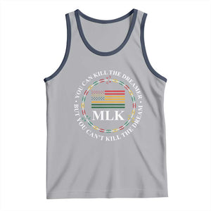 Martin Luther King Jr Tank Top You Can Kill The Dreamer But You Can't Kill The Dream TS09 Athletic Heather Navy Print Your Wear