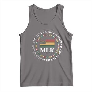 Martin Luther King Jr Tank Top You Can Kill The Dreamer But You Can't Kill The Dream TS09 Deep Heather Print Your Wear