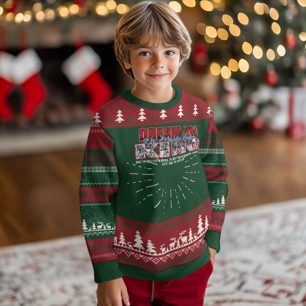 Martin Luther King Jr Ugly Christmas Sweater Just Take The First Step MLK Day TS09 Christmas Print Your Wear