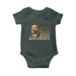 Martin Luther King Jr Baby Onesie Injustice Anywhere Is A Threat To Justice Everywhere TS09 Print Your Wear