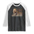 Martin Luther King Jr Raglan Shirt Injustice Anywhere Is A Threat To Justice Everywhere TS09 Black White Print Your Wear
