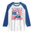 Martin Luther King Jr Day Raglan Shirt Injustice Anywhere Is A Threat To Justice Everywhere TS09 White Royal Print Your Wear