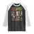 Martin Luther King Jr Malcolm X Raglan Shirt Choose Your Weapon No Matter What The Choice TS09 Black White Print Your Wear