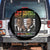 Martin Luther King Jr Malcolm X Spare Tire Cover Choose Your Weapon No Matter What The Choice TS09 No hole Black Print Your Wear