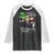 Obama MLK Malcolm X Raglan Shirt Dreams Come True TS09 Black White Print Your Wear