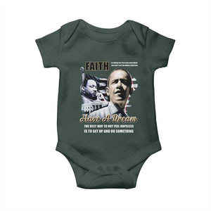 Obama MLK Martin Luther King Jr Baby Onesie TS09 Print Your Wear