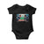 Martin Luther King Jr Malcolm X Baby Onesie Playing Chess White House Black History TS09 Black Print Your Wear