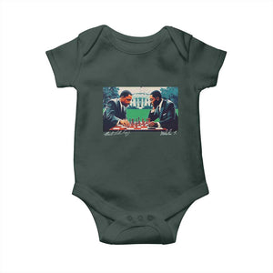 Martin Luther King Jr Malcolm X Baby Onesie Playing Chess White House Black History TS09 Print Your Wear