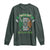 Irish Firefighter Long Sleeve Shirt Fir Na Tine Man Of Fire TS09 Dark Forest Green Print Your Wear