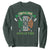 Irish Firefighter Sweatshirt Fir Na Tine Man Of Fire TS09 Dark Forest Green Print Your Wear
