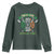 Irish Firefighter Youth Sweatshirt Fir Na Tine Man Of Fire TS09 Dark Forest Green Print Your Wear