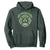 Irish Firefighter Hoodie Fir Na Tine Man Of Fire Celtic Claddagh Cross TS09 Dark Forest Green Print Your Wear