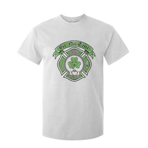 Irish Firefighter T Shirt For Kid Fir Na Tine Man Of Fire Celtic Claddagh Cross TS09 White Print Your Wear