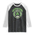 Irish Firefighter Raglan Shirt Fir Na Tine Man Of Fire Celtic Claddagh Cross TS09 Black White Print Your Wear