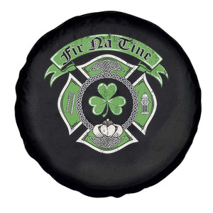 Irish Firefighter Spare Tire Cover Fir Na Tine Man Of Fire Celtic Claddagh Cross TS09 Print Your Wear