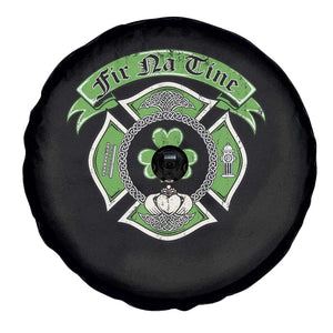 Irish Firefighter Spare Tire Cover Fir Na Tine Man Of Fire Celtic Claddagh Cross TS09 Print Your Wear