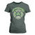 Irish Firefighter T Shirt For Women Fir Na Tine Man Of Fire Celtic Claddagh Cross TS09 Dark Forest Green Print Your Wear