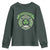 Irish Firefighter Youth Sweatshirt Fir Na Tine Man Of Fire Celtic Claddagh Cross TS09 Dark Forest Green Print Your Wear