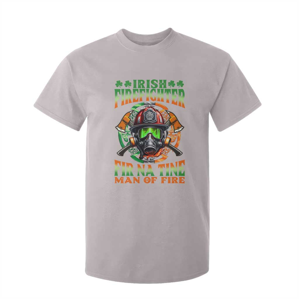 Fir Na Tine Man Of Fire T Shirt For Kid Irish Firefighter Pride TS09 Ice Gray Print Your Wear