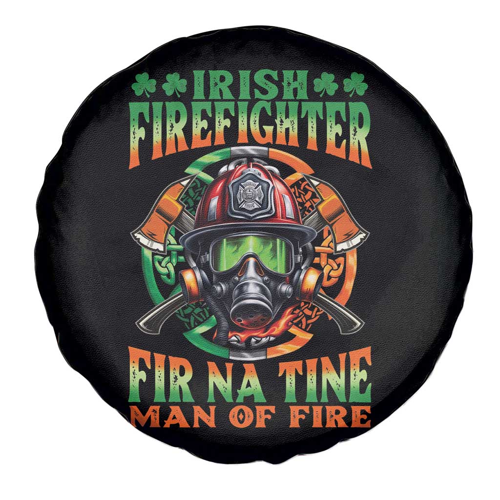 Fir Na Tine Man Of Fire Spare Tire Cover Irish Firefighter Pride TS09 Print Your Wear
