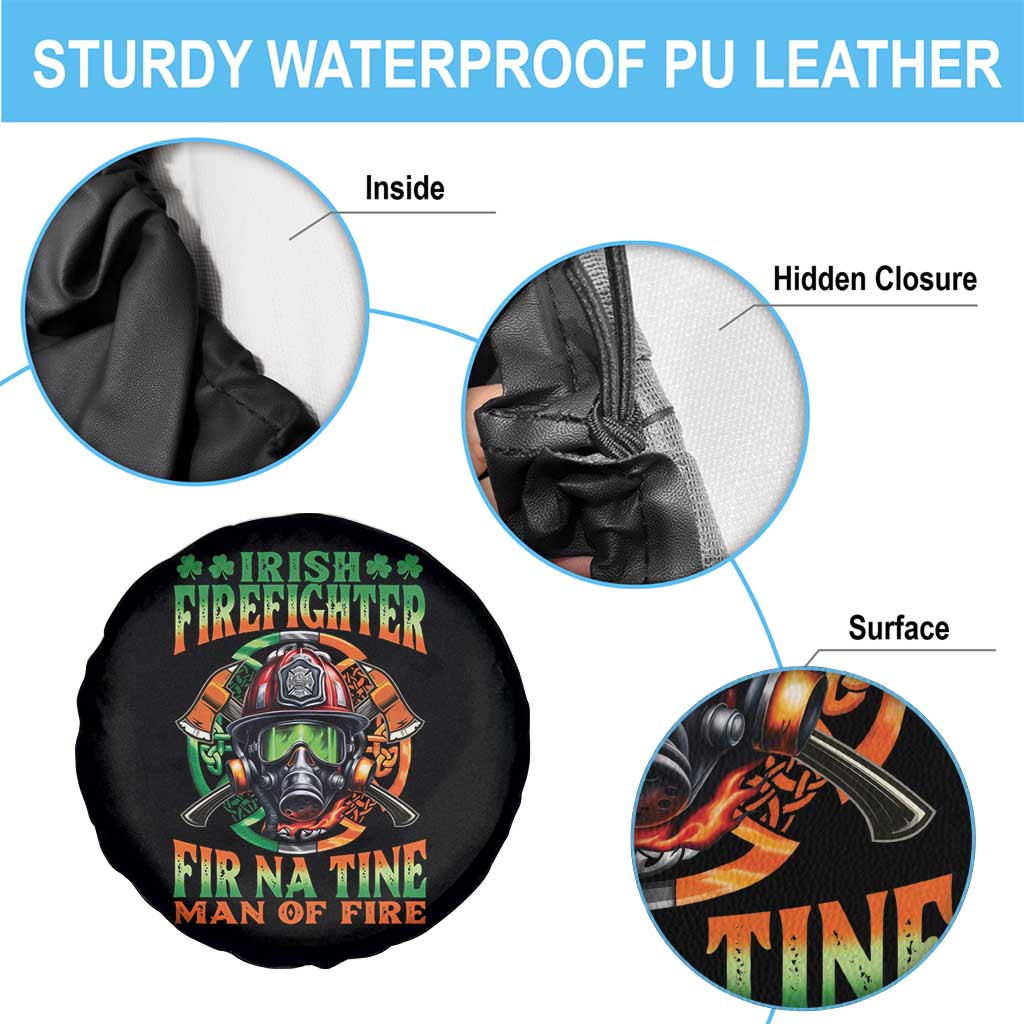 Fir Na Tine Man Of Fire Spare Tire Cover Irish Firefighter Pride TS09 Print Your Wear