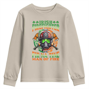 Fir Na Tine Man Of Fire Youth Sweatshirt Irish Firefighter Pride TS09 Sand Print Your Wear