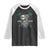Irish Firefighter Fir Na Tine Man Of Fire Raglan Shirt Irish American Flag TS09 Black White Print Your Wear