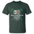Irish Firefighter Fir Na Tine Man Of Fire T Shirt Irish American Flag TS09 Dark Forest Green Print Your Wear