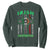 Irish Firefighter Sweatshirt Celtic Cross American Flag TS09 Dark Forest Green Print Your Wear