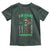 Irish Firefighter Toddler T Shirt Celtic Cross American Flag TS09 Dark Forest Green Print Your Wear